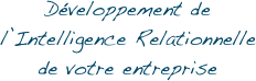 Développement de
l’Intelligence Relationnelle
de votre entreprise